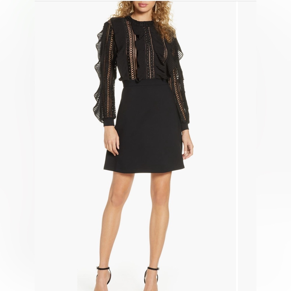 French Connection, Patricia Long Sleeve Lace Dress